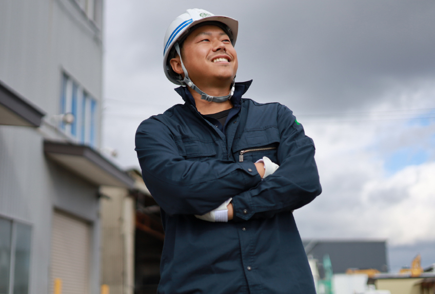 社員が元気だから安全で迅速な施工が実現します！