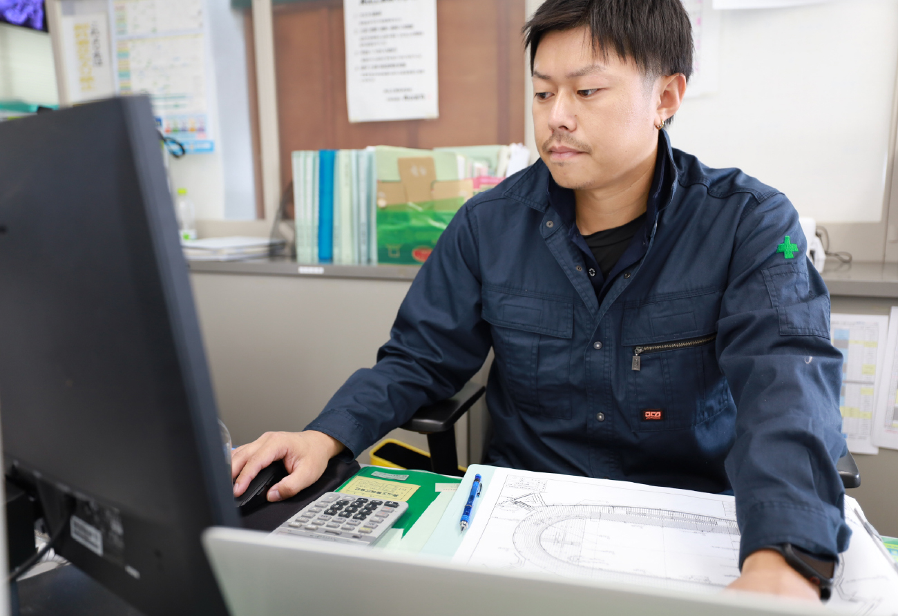 社員が元気だから安全で迅速な施工が実現します！