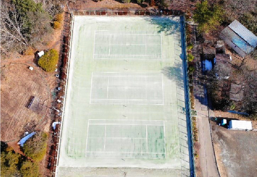 仙台市 ( 茂庭・泉 ) 庭球場砂入り人工芝張替工事